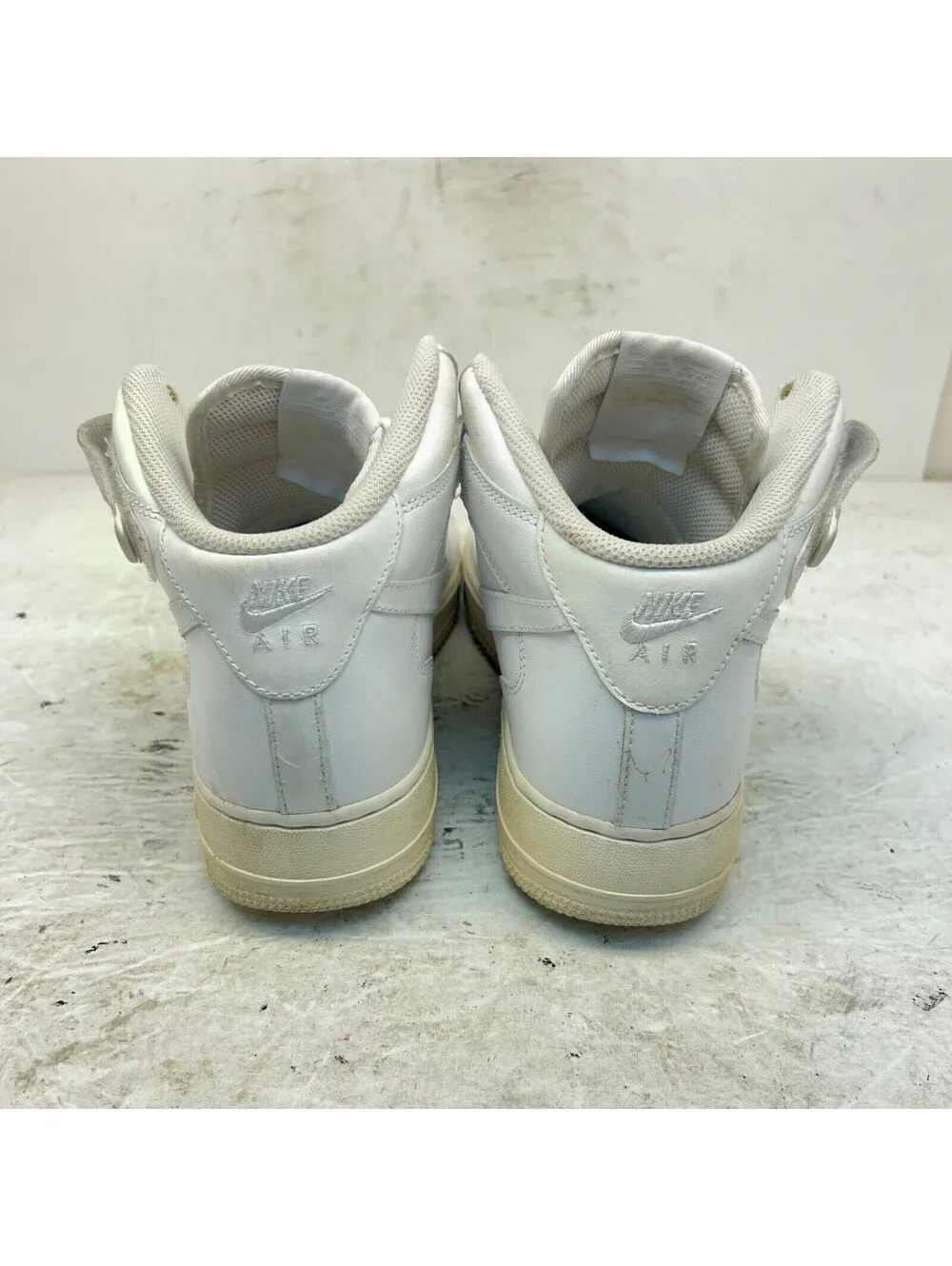 Nike Men's Air Force 1 Mid-Cut Athletic Shoes 315123-111 White Size 10M